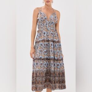 Ulla Johnson Rosa Floral Midi Dress